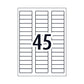 AVERY Gen Label L7516GU 45Up Pack of 100