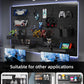 Pegboard Combination Kit with 4 Pegboards and 18 Accessories Modular Hanging for Wall Organiser