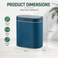 CARLA HOME 7L Automatic Trash Bin with Lid, Motion Sensor Garbage Can Blue