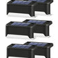 Outdoor Solar LED Deck Lights - 8-Pack Multicoloured Warm White Garden Pathway Lamps