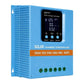 Blue 80A MPPT Solar Charge Controller with LCD Display and Dual USB Ports