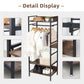 Metal Garment Rack Coat Stand MDF & Iron Organizer