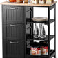 Kitchen Island Cart with Storage, Drawers, Shelves