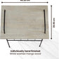 Crosley Wiltshire Turntable Stand Modern Retro White Wash Wood