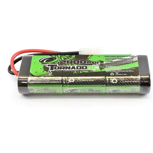 RC Battery Tornado 7.2v 2400mAh Stick Pack for Radio Control Car - Tamiya Connector