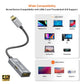 mbeat Tough Link USB-C to HDMI Adapter with 100W PD - Space Grey