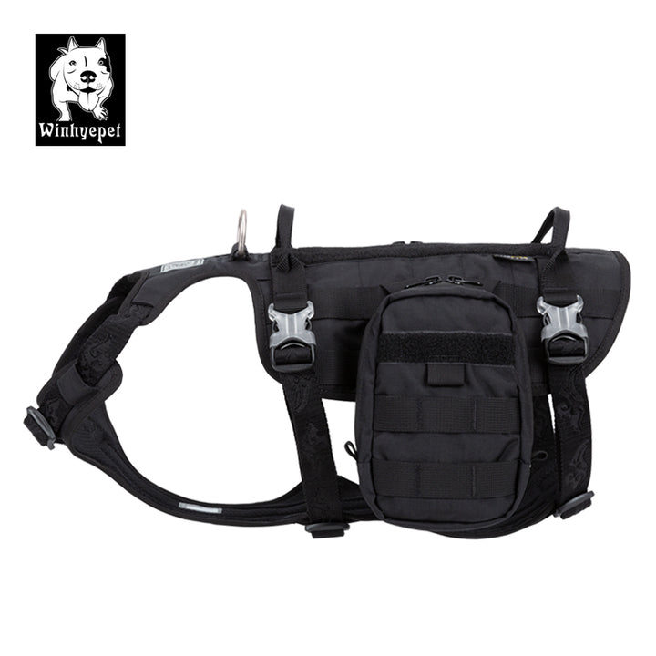 Military Harness - Whinhyepet Black (L)