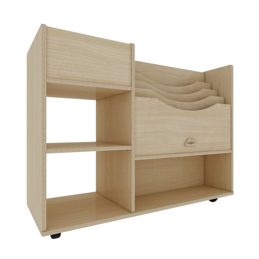 Wooden Art Craft Material Storage Cabinet Trolley - Jooyes