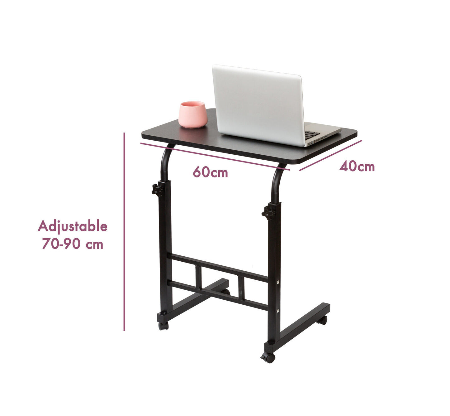 Portable Laptop Desk with Adjustable Height