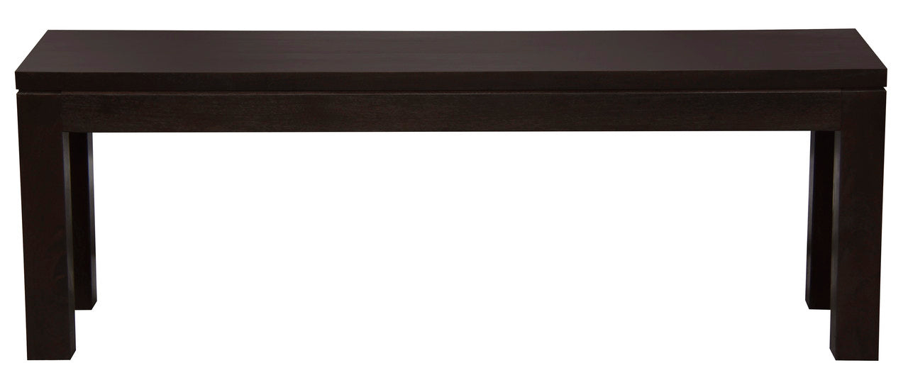 Tilda Solid Mahogany Timber Bench (Chocolate)