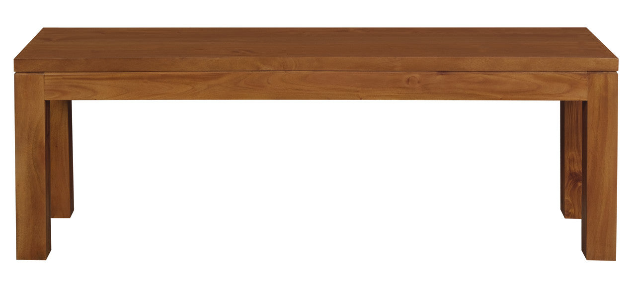 Tilda Solid Mahogany Timber Bench (Light Pecan)