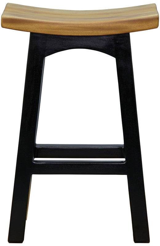 Tokyo Timber Kitchen Counter Stool (Black Caramel)