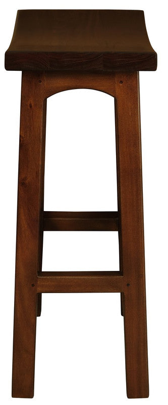 Tokyo Solid Mahogany Timber Barstool - Mahogany