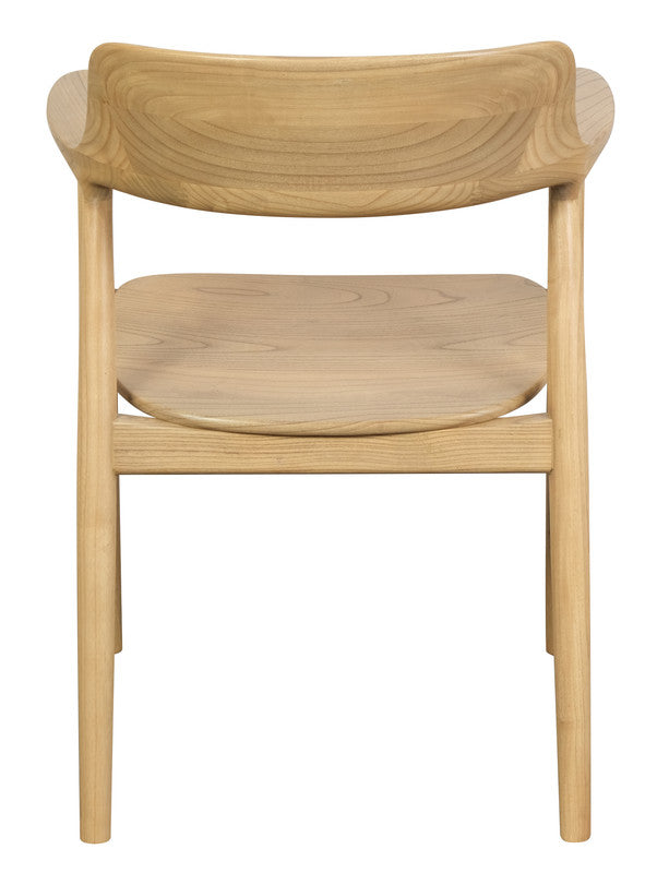 Nobu Solid Oak Arm Chair (Natural)