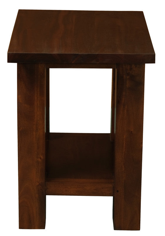 Tokyo Solid Mahogany Timber Lamp Table (Mahogany)