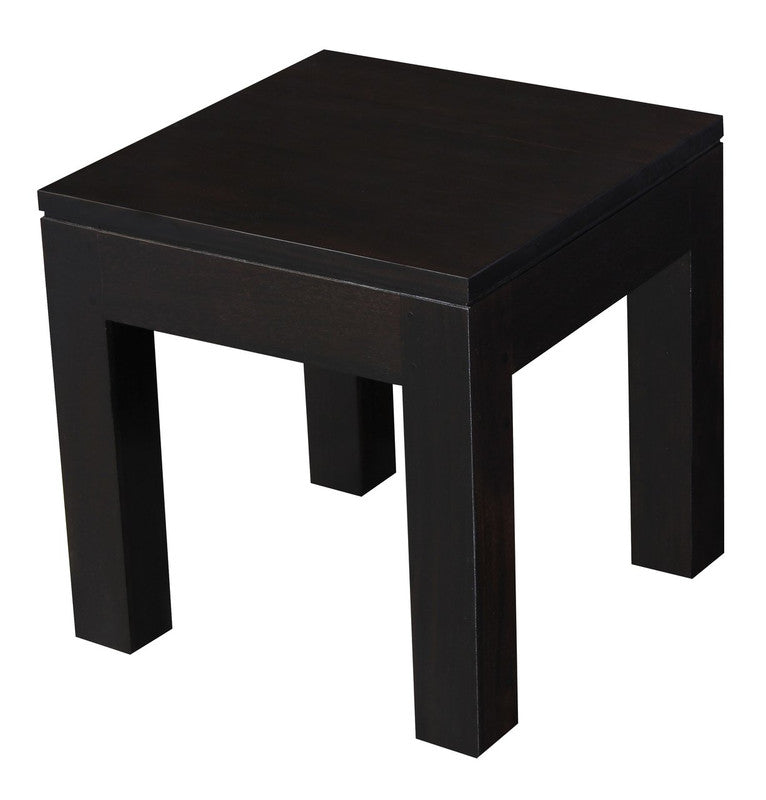 Amsterdam Solid Timber Lamp Table - Chocolate