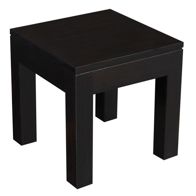 Amsterdam Solid Timber Lamp Table - Chocolate