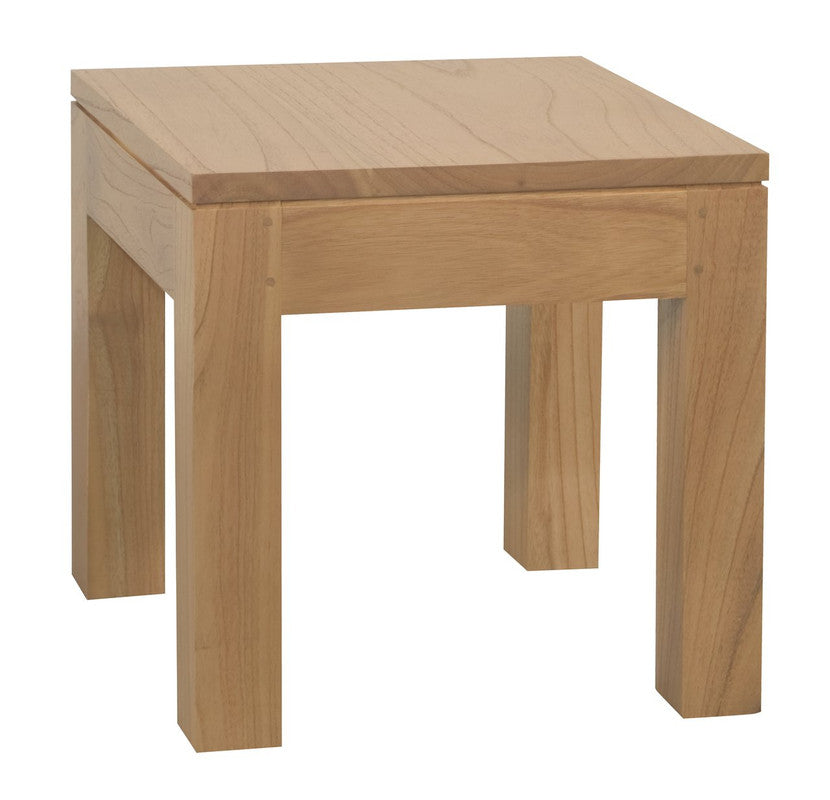 Amsterdam Solid Timber Lamp Table - Natural