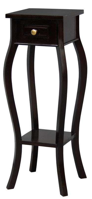 Cabriole Leg Plant Stand (Chocolate)