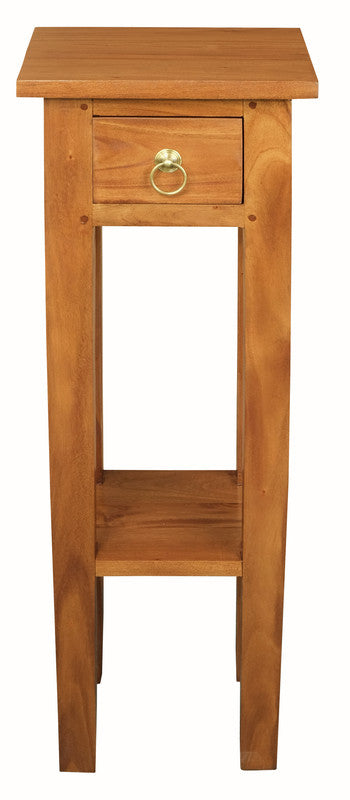 Ezra Straight Leg Plant Stand (Light Pecan)