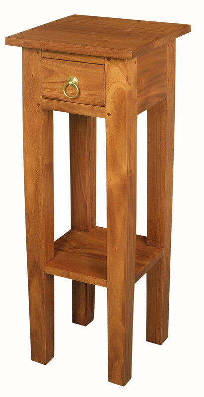 Ezra Straight Leg Plant Stand (Light Pecan)