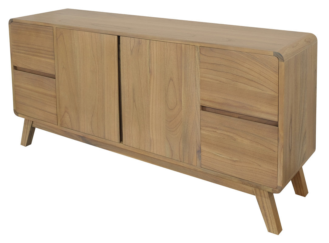 Providence 2 Door 4 Drawer Sideboard (Natural)