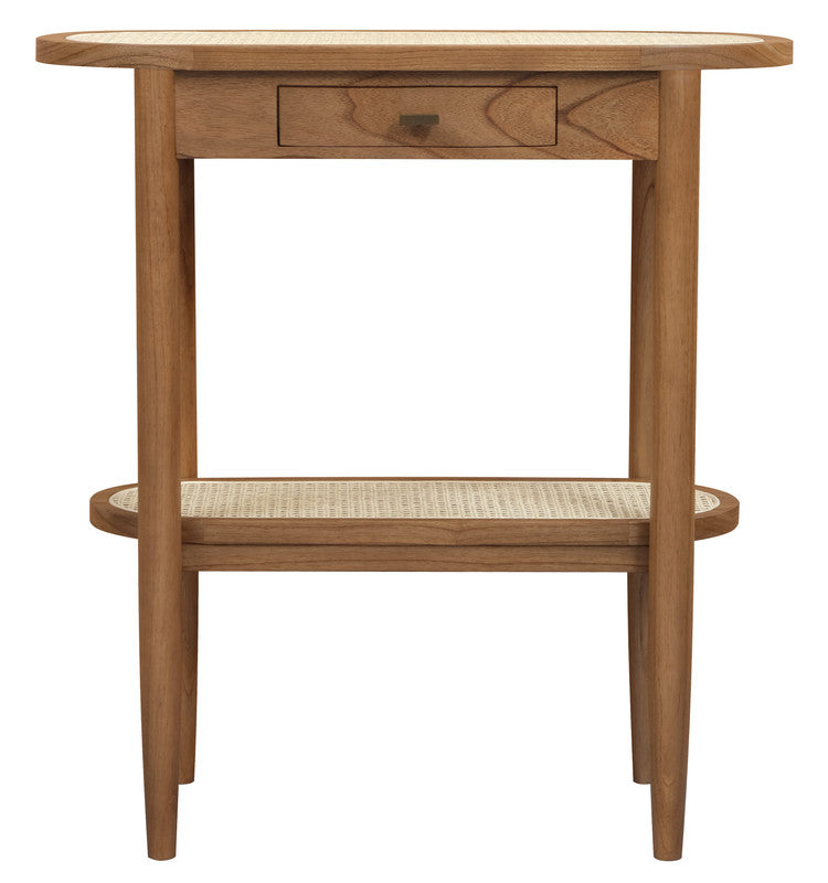 Kelly 1 Drawer Hall Table (Almond)