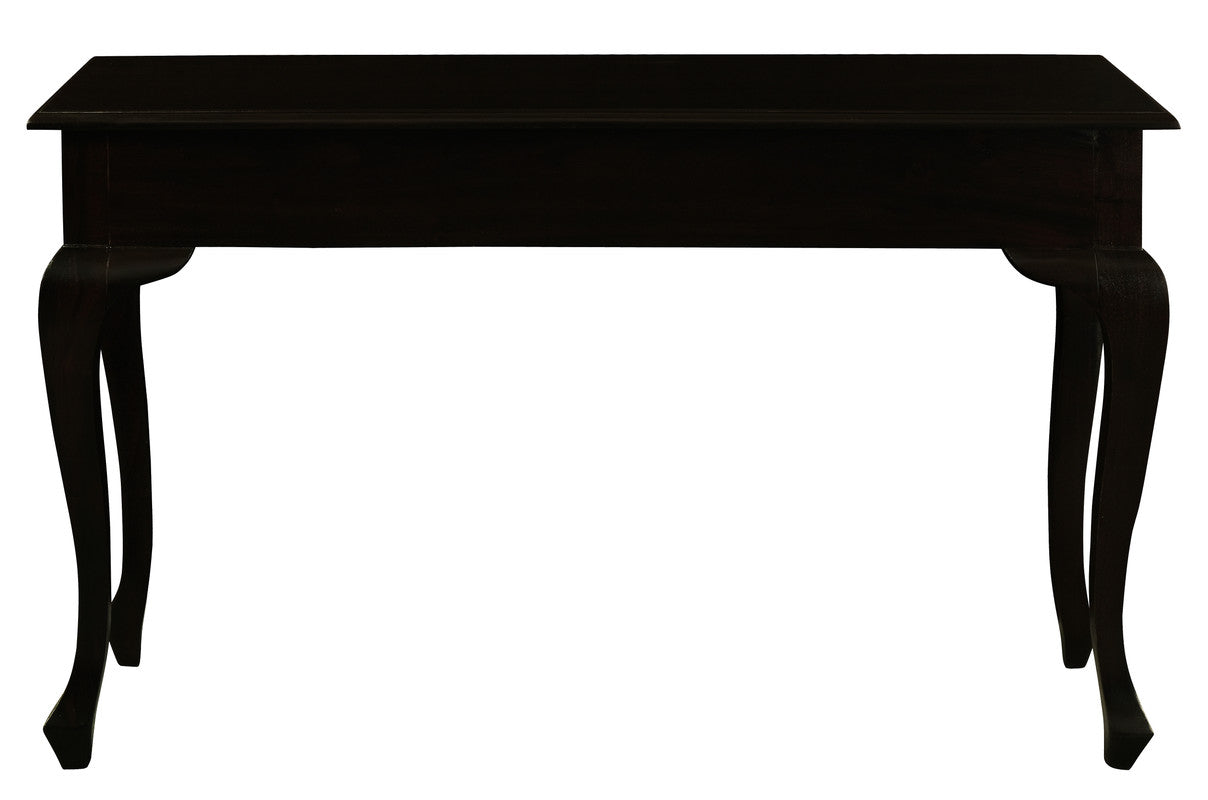 Queen Ann 2-Drawer Sofa Table - Chocolate