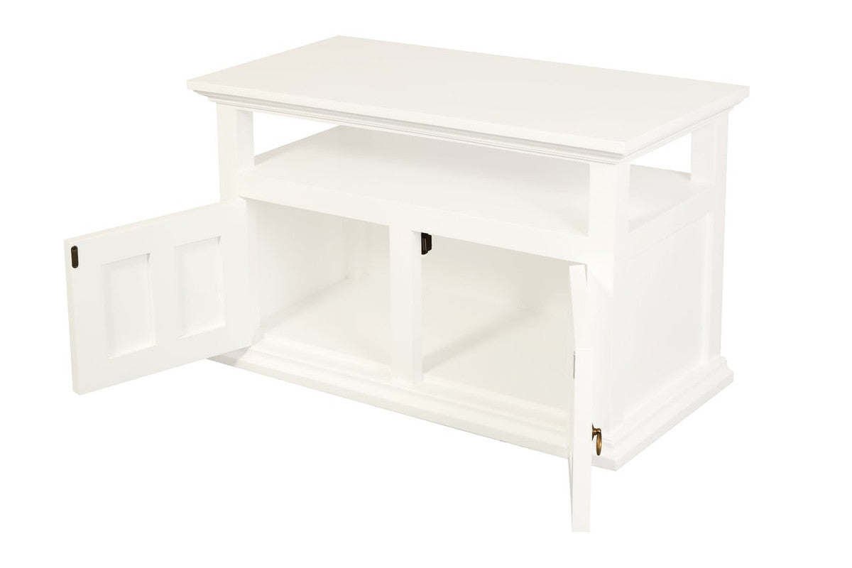 Tasmania 2 Door TV Stand (White)