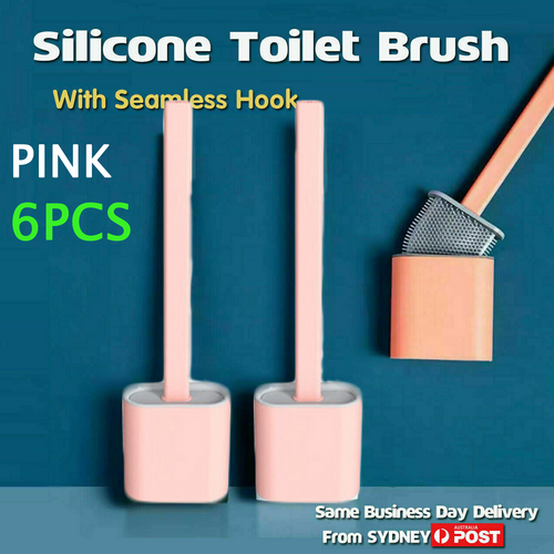 Bathroom Silicone Bristle Toilet Brush Creative Cleaning Flex Revolutionary