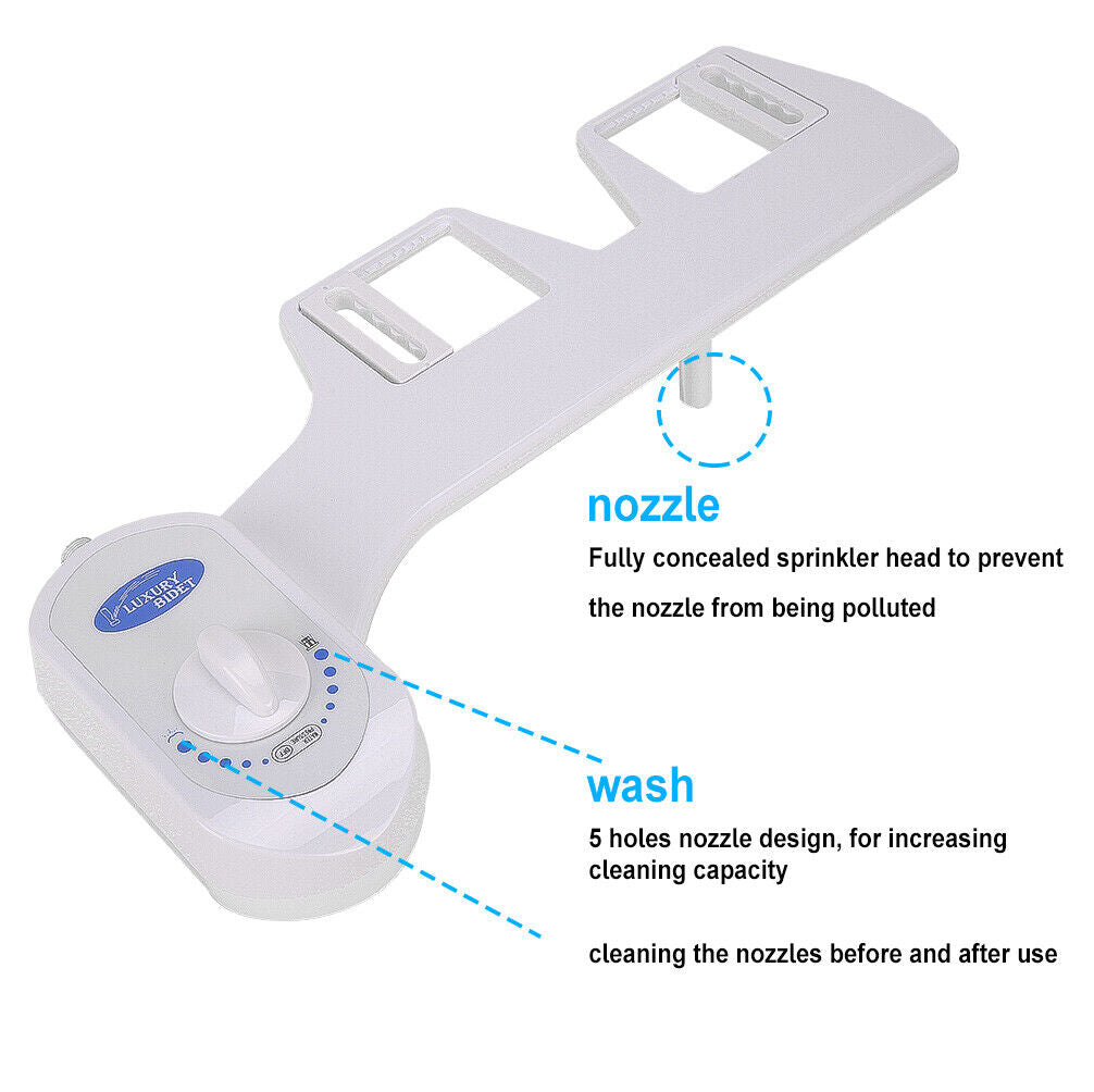 Toilet Bidet Seat Hygiene Sprayer Water Wash Clean Unisex Washer AU