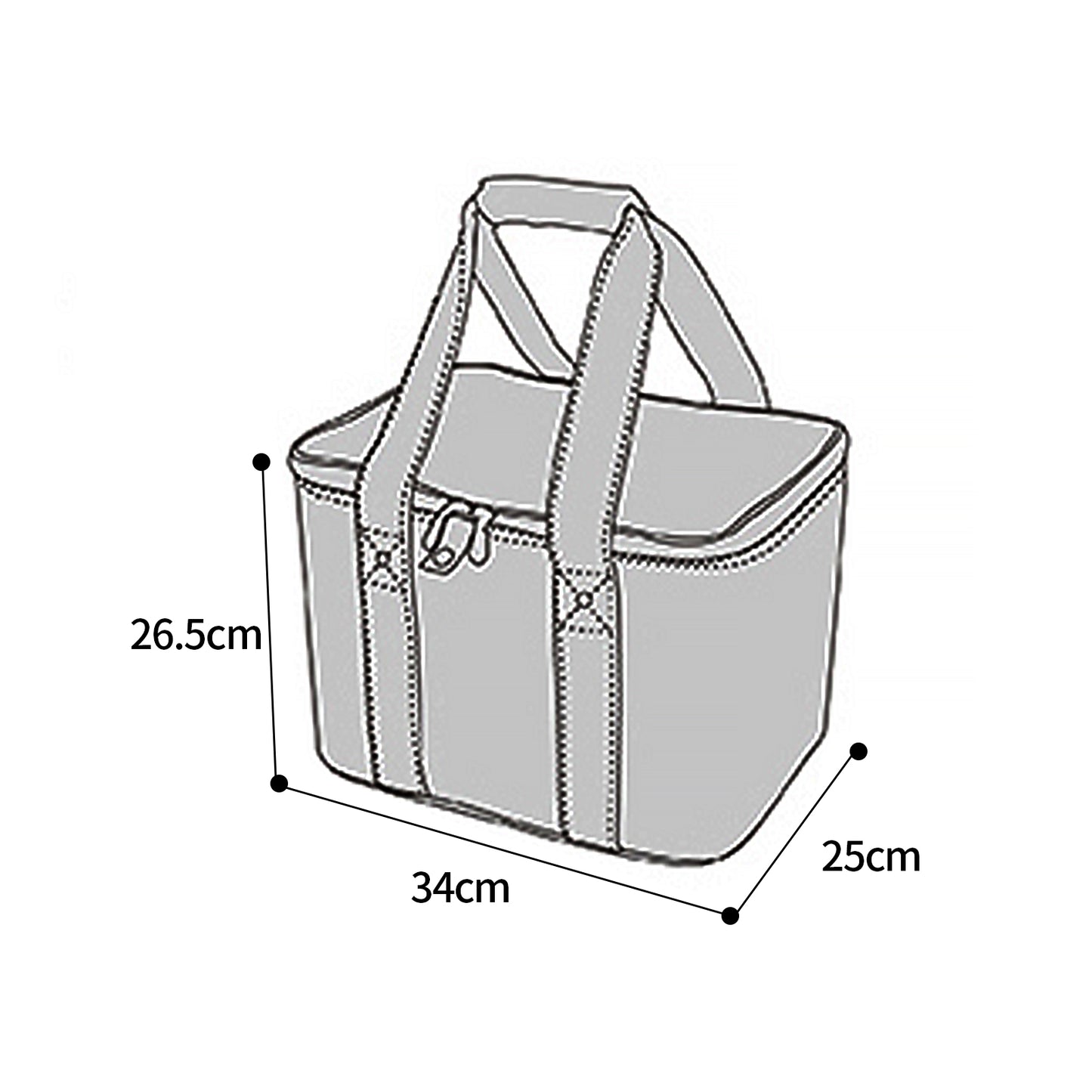 Picnic Bag Red Insulated Thermal Cooler Portable Lunch Food Tote Carry Storage Bag