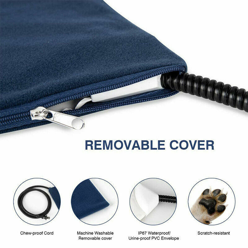 Pet Heat Pad Waterproof Heating Mat for Cat & Dog Bed - Chew Resistant M