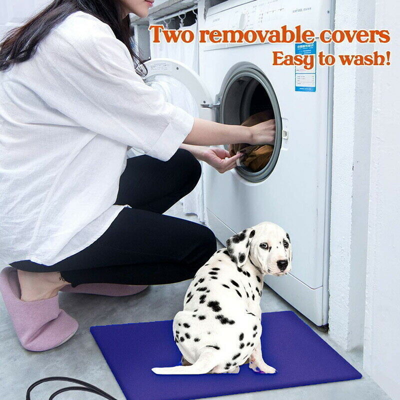 Pet Heat Pad Waterproof Heating Mat for Cat & Dog Bed - Chew Resistant M