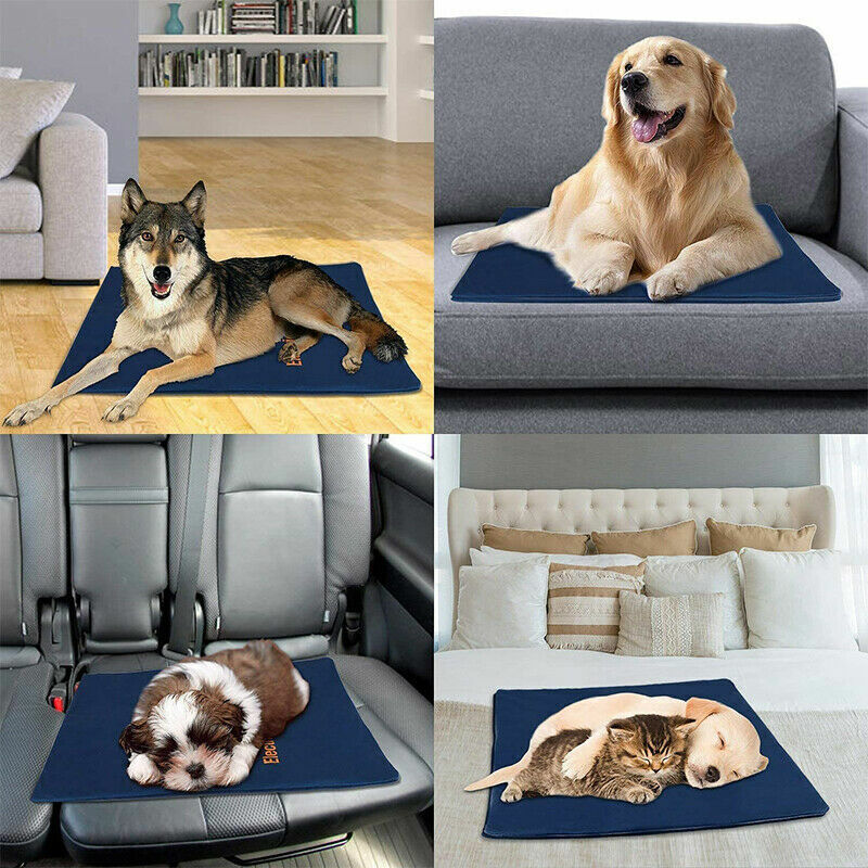 HomeMyGarden Pet Heat Pad: Waterproof Heating Mat for Cat Dog Bed | Chew Resistant XL