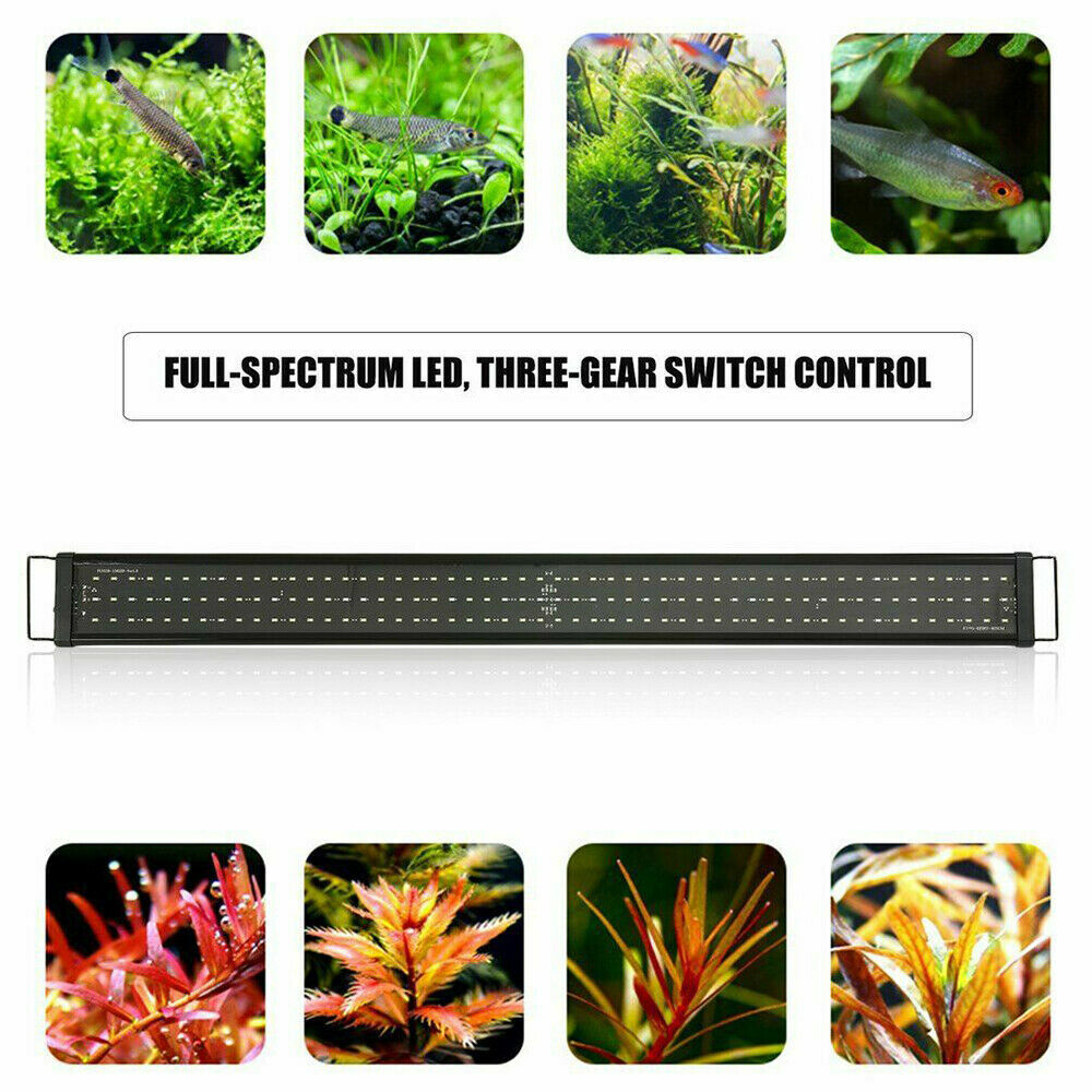 Aquarium LED Light Full Spectrum Aqua Plant Fish Tank Bar 40cm