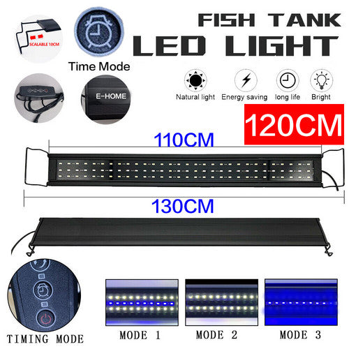 Aquarium LED Lighting 120CM 150W 244LED Marine Aqua Fish Tank Light - New