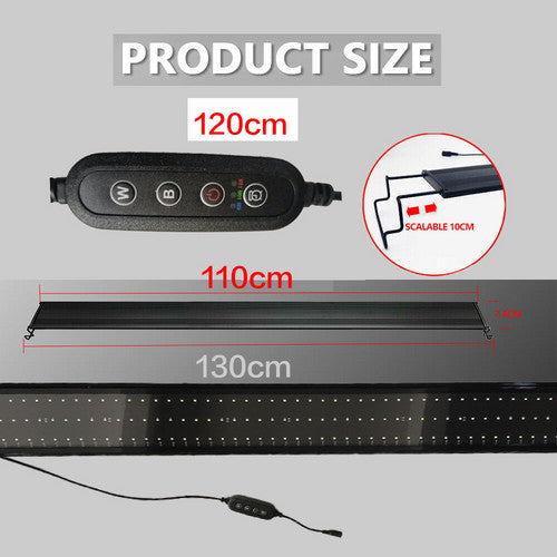 Aquarium LED Lighting 120CM 150W 244LED Marine Aqua Fish Tank Light - New