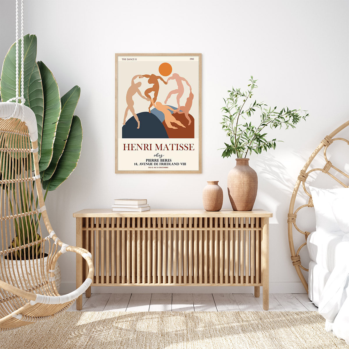 Wall Art Dancing by Henri Matisse Wood Frame Canvas 40x60cm