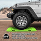 Recovery Tracks 2PCS Snow Mud 4WD with 4PC Mounting Bolts - Green