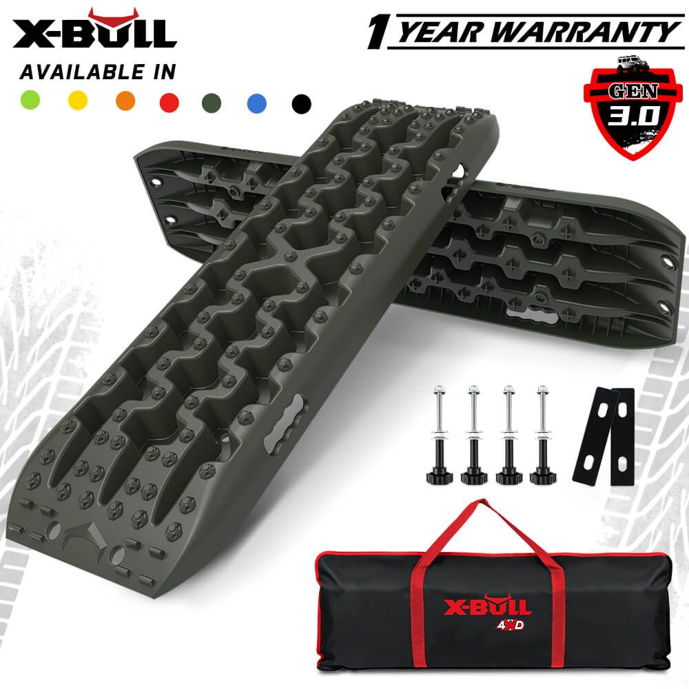 Recovery Tracks Sand Tracks KIT Carry Bag Mounting Pin Sand/Snow/Mud 10T 4WD - Olive Gen 3.0