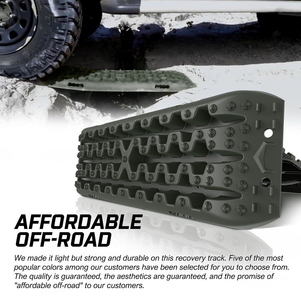 Recovery Tracks Sand Tracks KIT Carry Bag Mounting Pin Sand/Snow/Mud 10T 4WD - Olive Gen 3.0