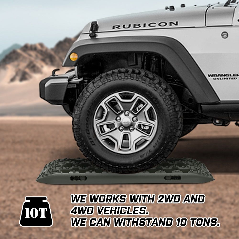 Recovery Tracks Sand Tracks KIT Carry Bag Mounting Pin Sand/Snow/Mud 10T 4WD - Olive Gen 3.0