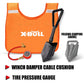 Winch Recovery Kit Recovery Tracks / Snatch Strap Off Road 4WD - Orange