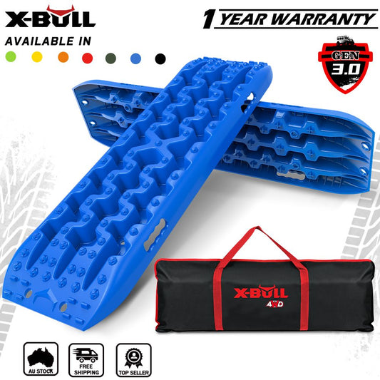 Recovery Tracks Mud Snow / Sand Tracks / Grass 4X4 2PCS 4WD Gen 3.0 - Blue
