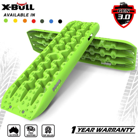 Recovery Tracks Sand Tracks 2PCS Sand/Snow/Mud 10T 4WD Gen 3.0 - Green