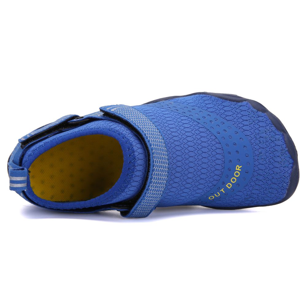 Kids' Water Shoes Barefoot Quick Dry Aqua Sports Boys Girls - Klein Blue Size BigKid US3 = EU34