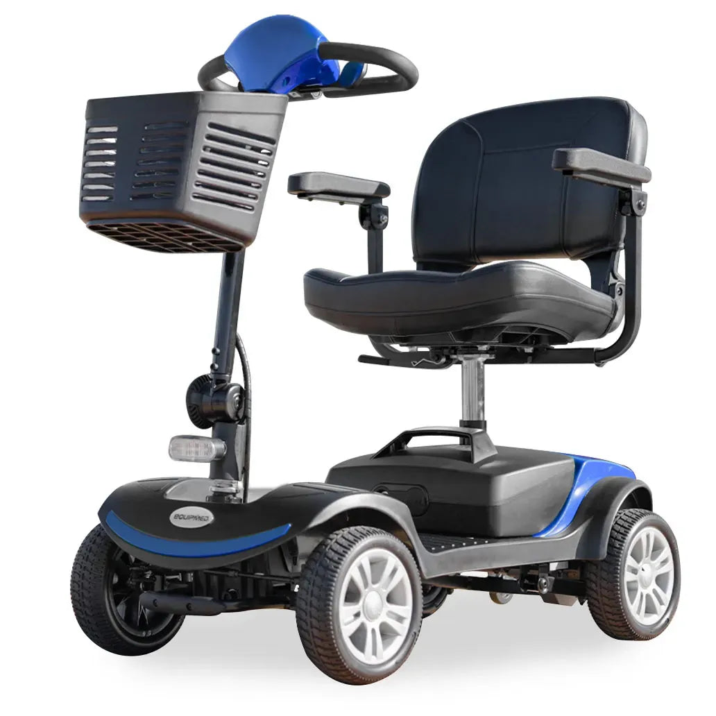 Mobility Scooter Motorized 4 Wheel Power Portable Folding - EQUIPMED