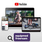 Mobility Scooter Motorized 4 Wheel Power Portable Folding - EQUIPMED