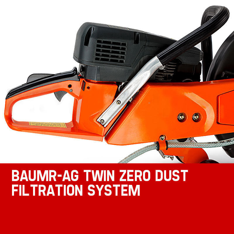 Concrete Cut Off Demolition Saw 75cc Wet Demo Road Cutter Brick BAUMR-AG